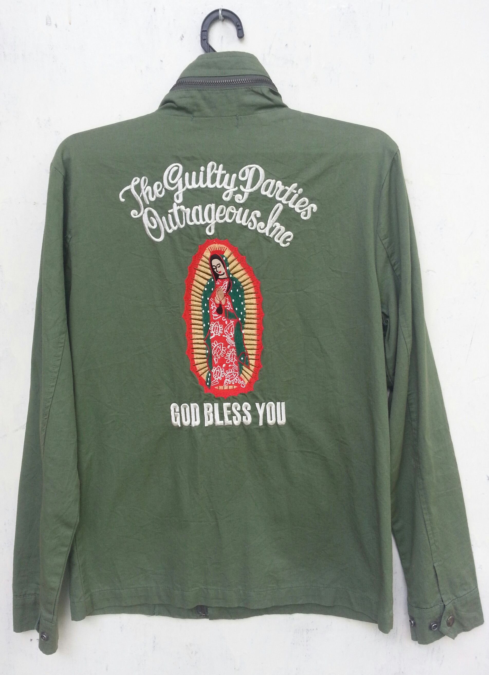 Rare !!! The Guilty Parties Kill City Military Jacket Style - Tops