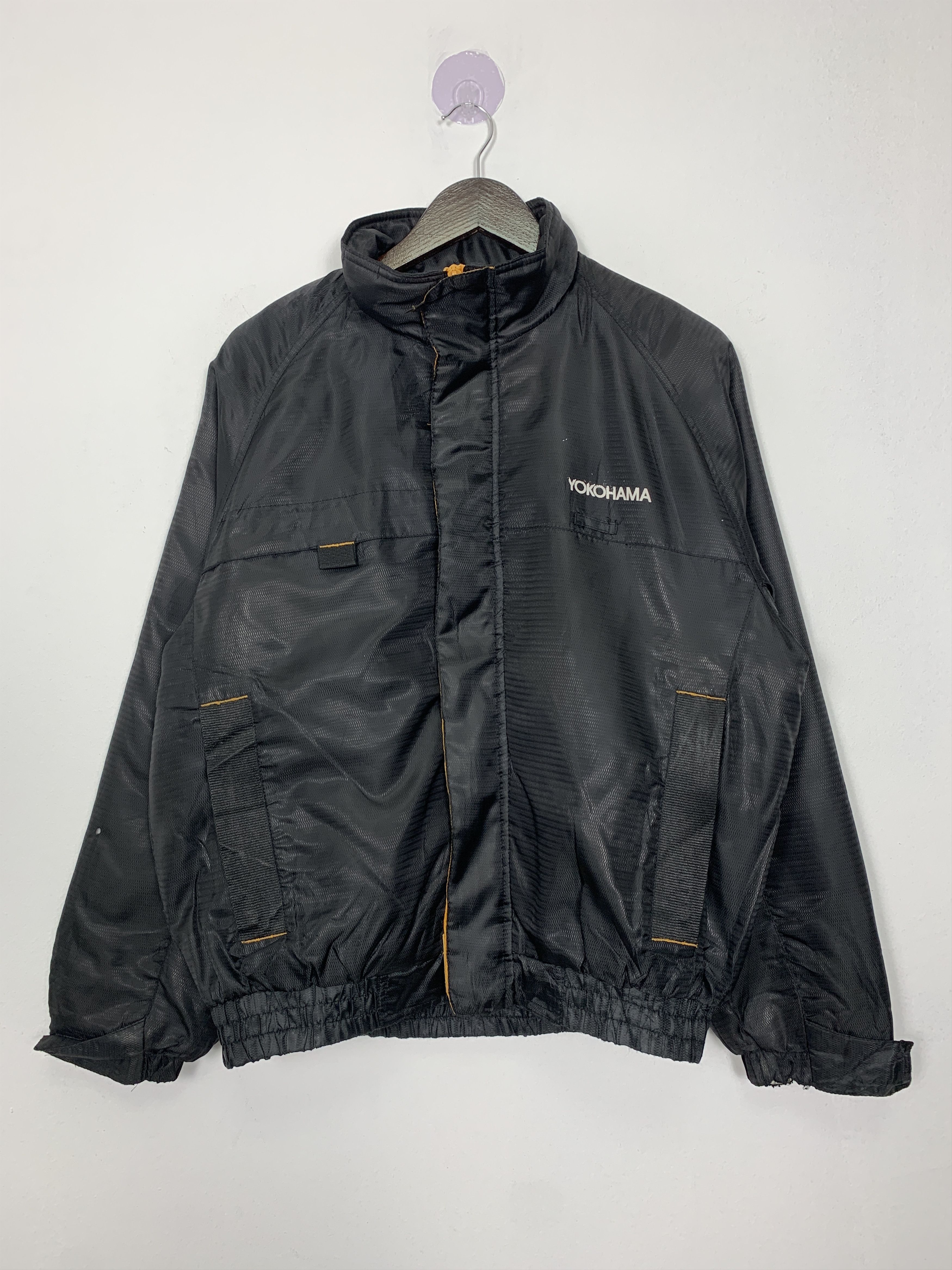 Japanese Brand Vintage YOKOHAMA Quilted Lining Jacket J1058 Size US M / EU 48-50 / 2 - 2 Thumbnail