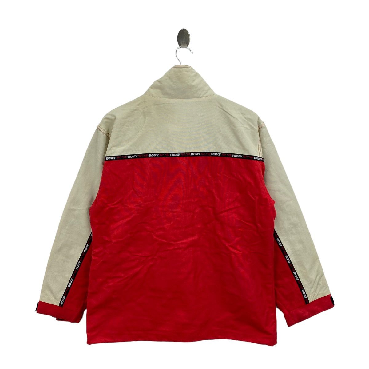 Vintage ROXY QUIKSILVER SURFWEAR Surf Surfing Full Zip Windbreaker Size L / US 10 / IT 46 - 8 Thumbnail