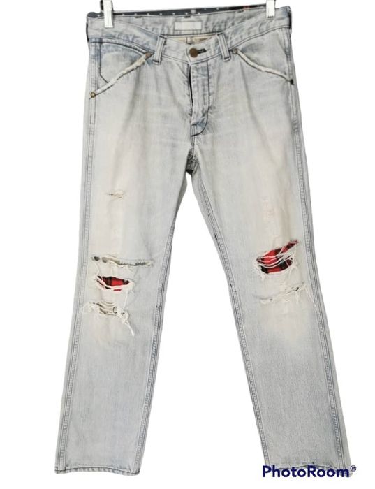 Vintage Number Nine SS01 Plaid Jeans | Grailed