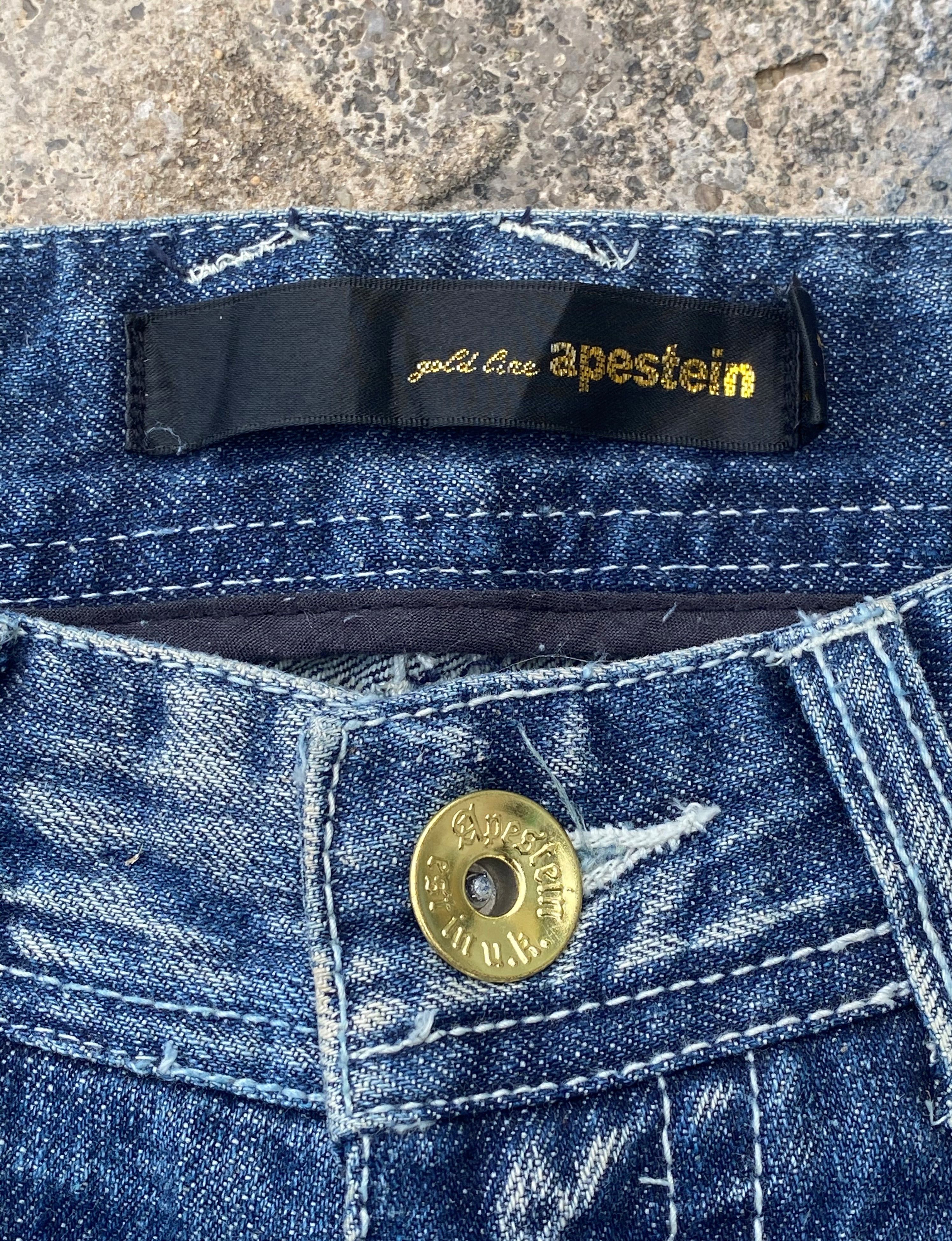 If Six Was Nine × Japanese Brand Flare Pants Light Blue Wash Low Rise Denim for Women Size 28" / US 6 / IT 42 - 6 Thumbnail