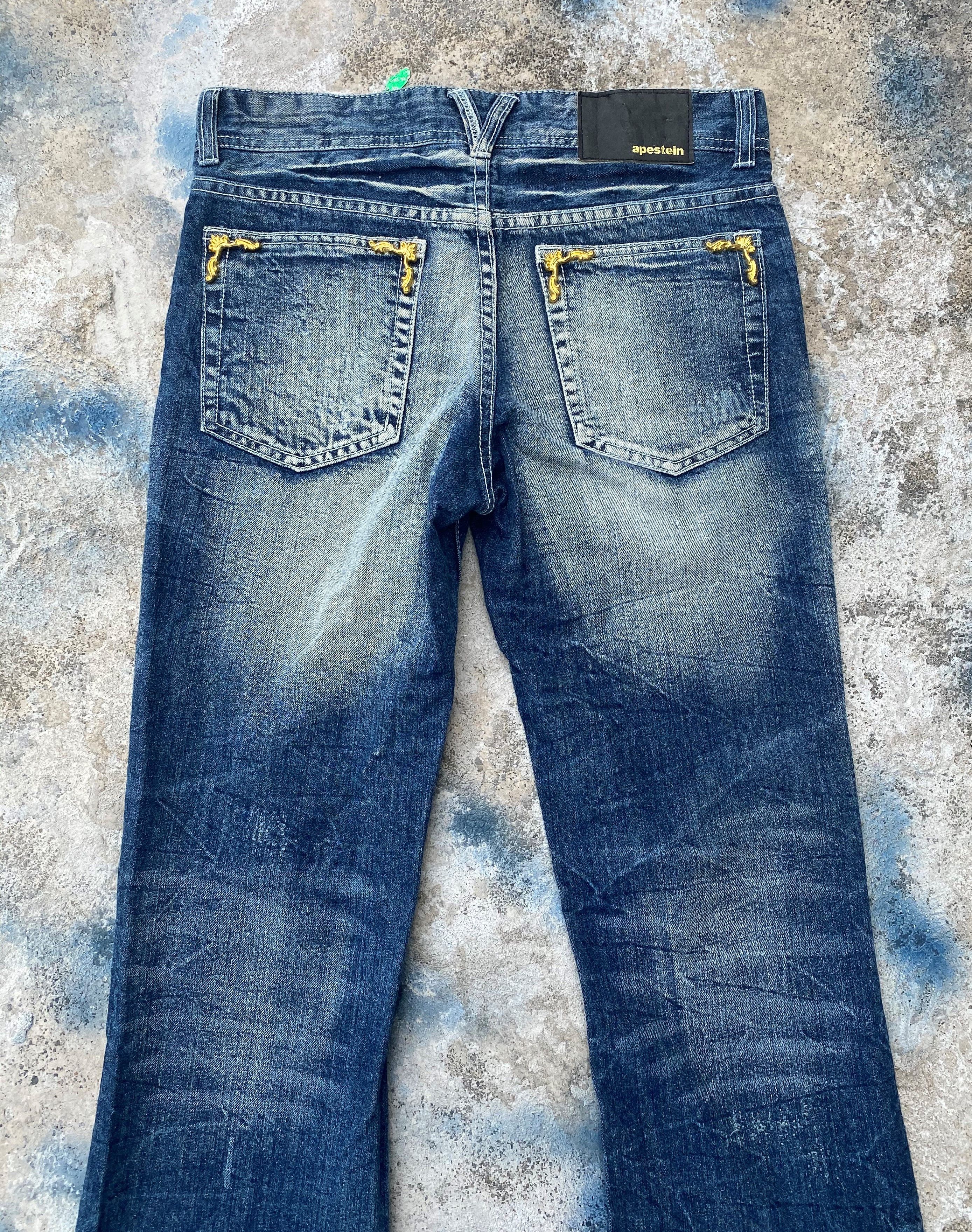 If Six Was Nine × Japanese Brand Flare Pants Light Blue Wash Low Rise Denim for Women Size 28" / US 6 / IT 42 - 9 Thumbnail