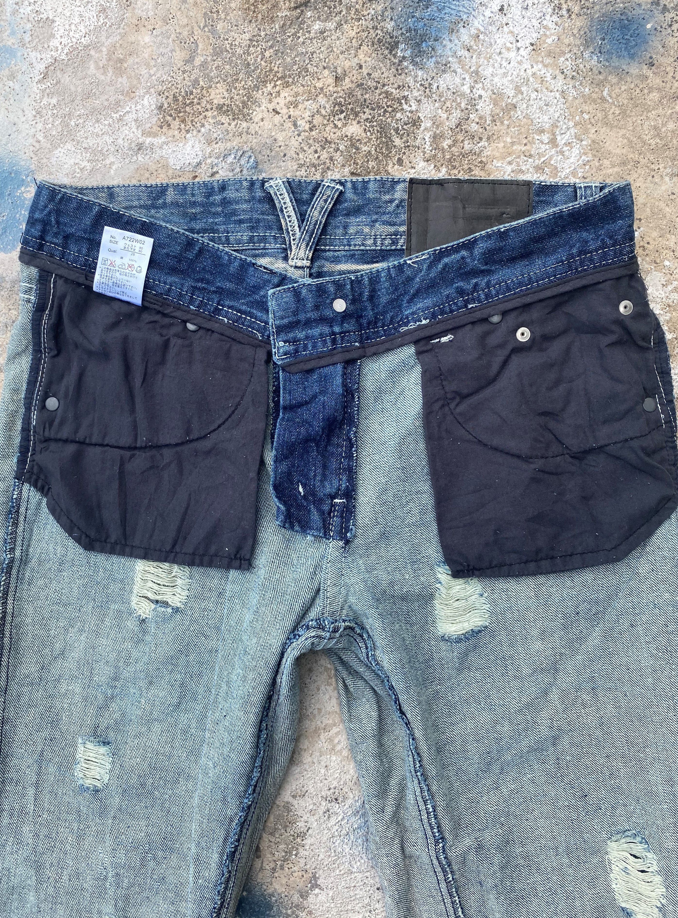 If Six Was Nine × Japanese Brand Flare Pants Light Blue Wash Low Rise Denim for Women Size 28" / US 6 / IT 42 - 12 Thumbnail