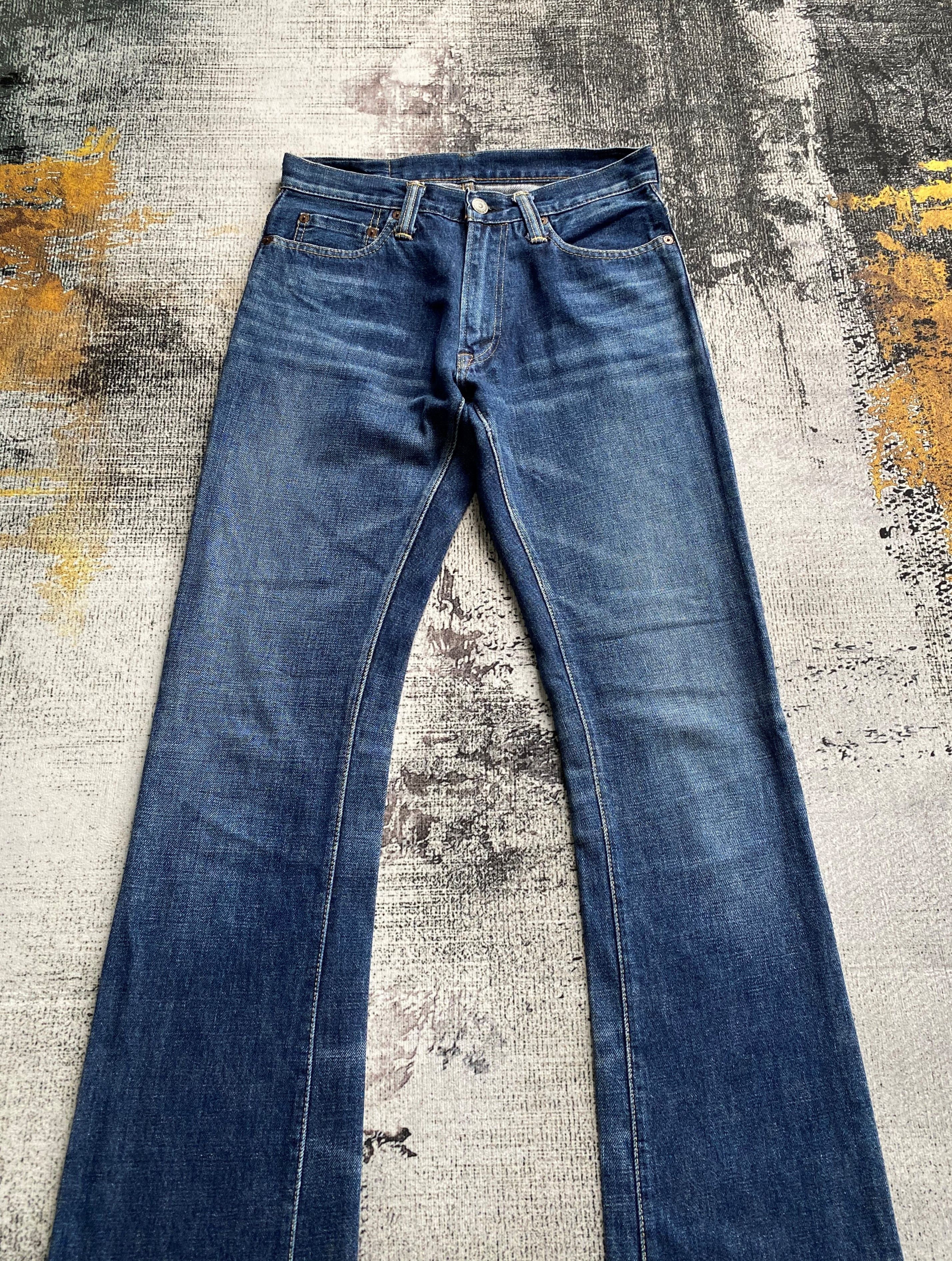 Alchemist RARE🔥Vintage Skull Jeans by Alchemist Slim Flare Punk Jeans Size US 29 - 3 Thumbnail