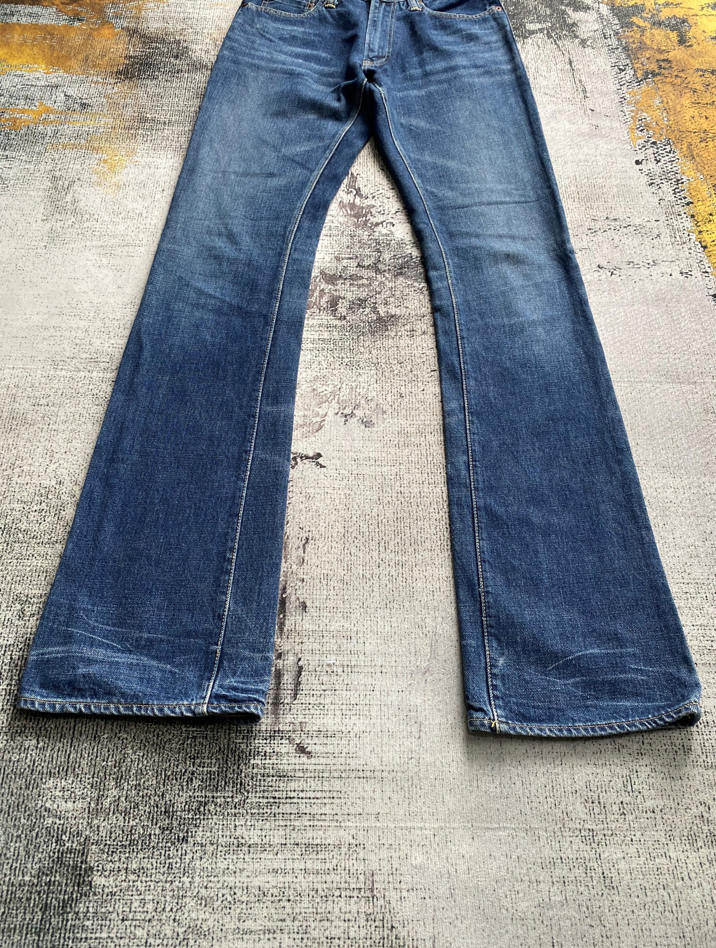 Alchemist RARE🔥Vintage Skull Jeans by Alchemist Slim Flare Punk Jeans Size US 29 - 5 Thumbnail