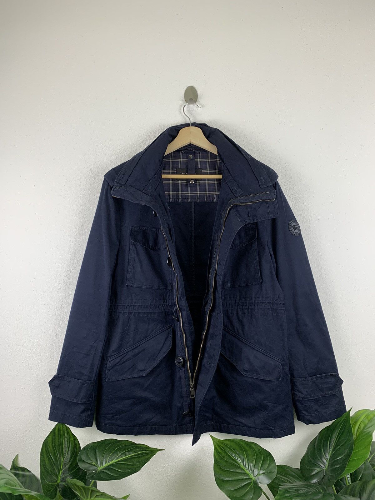 Burberry × Designer BURBERRY BLACK LABEL MULTIPOCKET TRAVEL JACKET Size US L / EU 52-54 / 3 - 7 Thumbnail