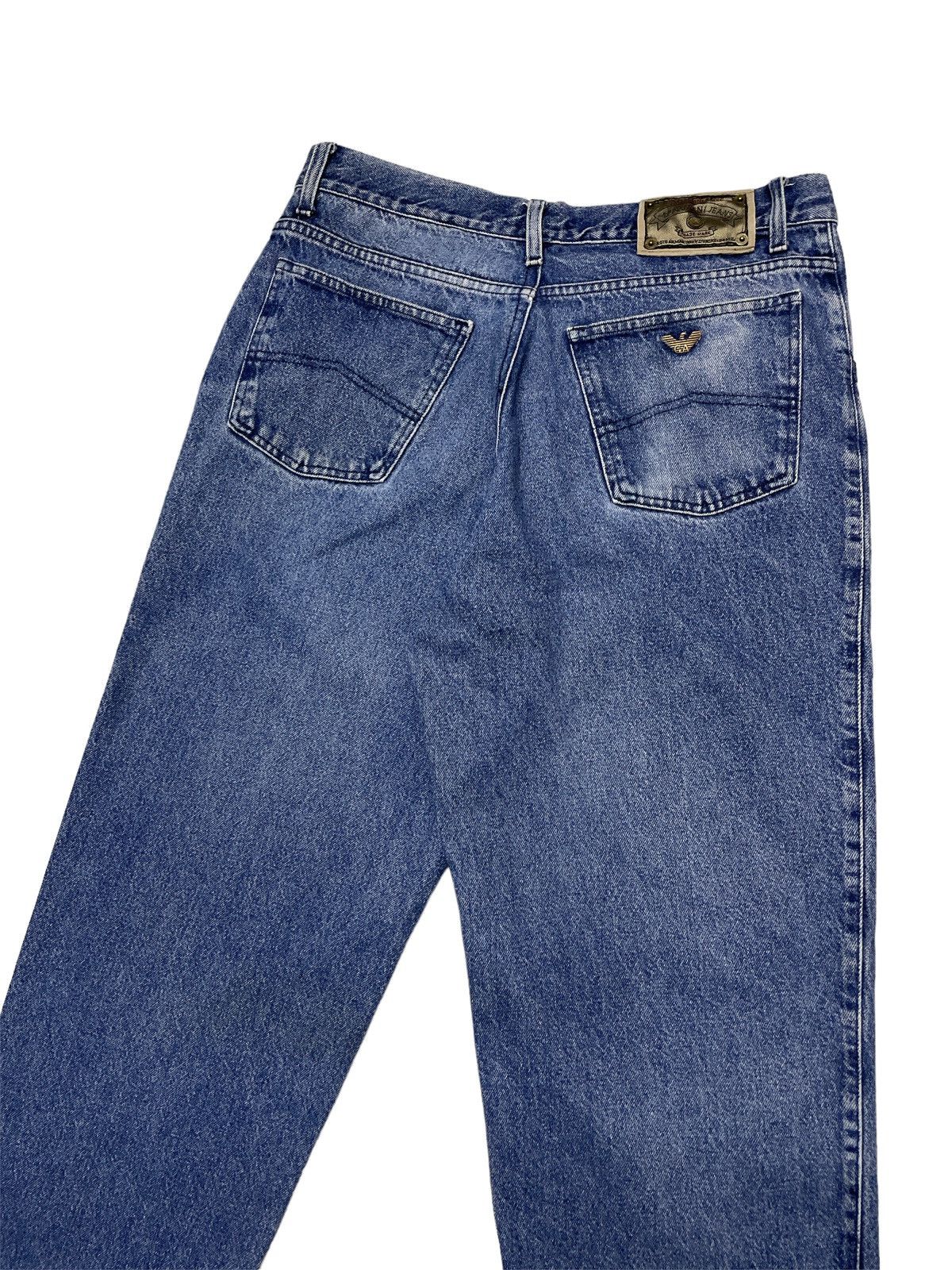 Armani Vintage Armani Baggy Jeans Size US 36 / EU 52 - 1 Thumbnail