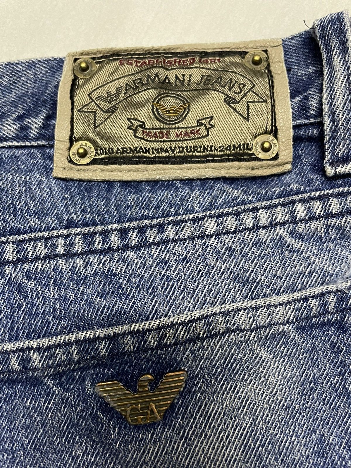 Armani Vintage Armani Baggy Jeans Size US 36 / EU 52 - 7 Thumbnail