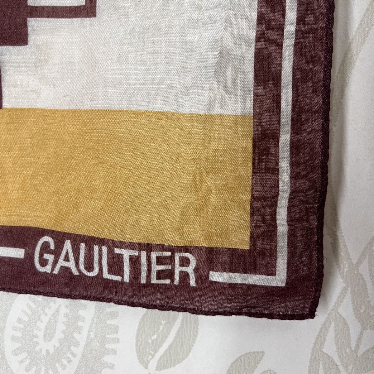 Jean Paul Gaultier × Vintage Vintage Jean Paul Gaultier Scarf Handkerchief Pocketsquare Size ONE SIZE - 11 Thumbnail