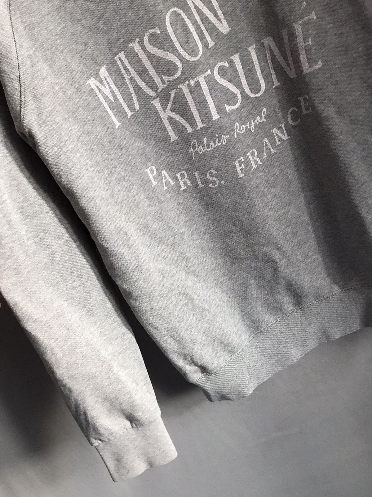 Maison Kitsune MAISON KITSUNE Palais Royal Gray Sweatshirt Size US M / EU 48-50 / 2 - 5 Thumbnail