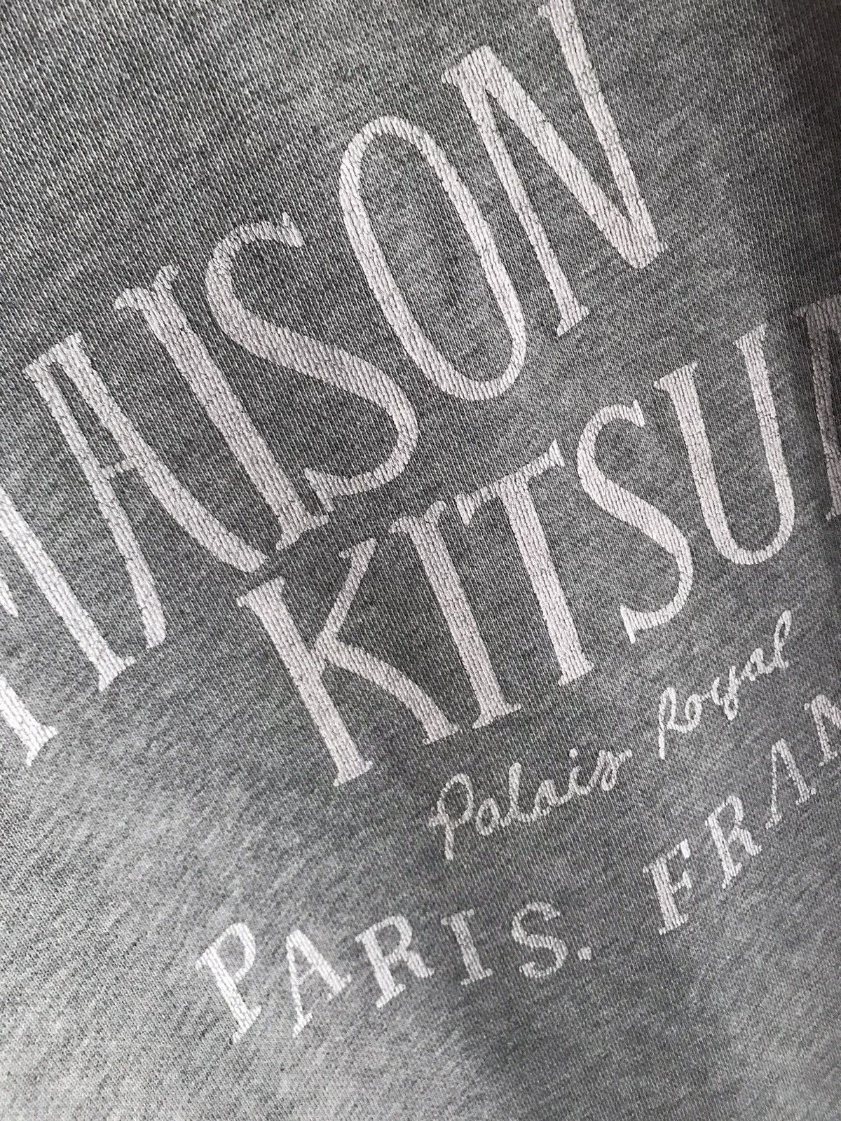 Maison Kitsune MAISON KITSUNE Palais Royal Gray Sweatshirt Size US M / EU 48-50 / 2 - 4 Thumbnail