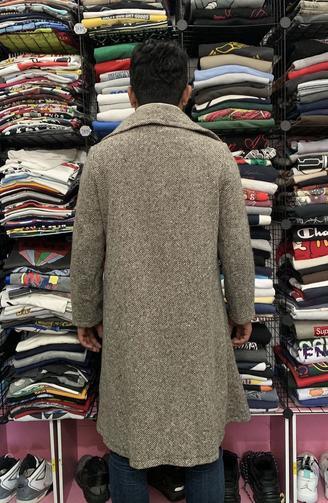 Limi Feu YOHJI YAMAMOTO LIMI few DOUBLE BREASTED WOOL COAT Size US S / EU 44-46 / 1 - 16 Thumbnail
