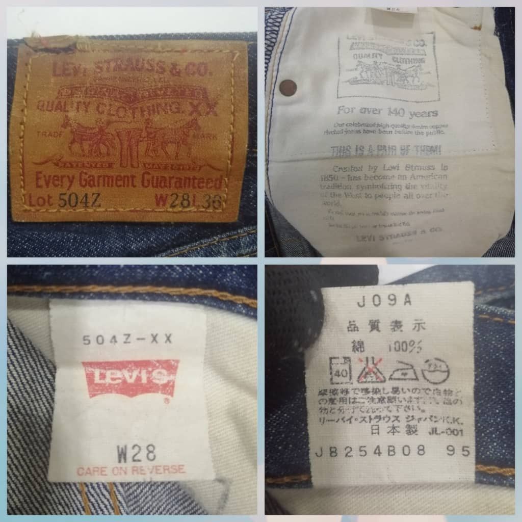Levi's Vintage Clothing Vintage Levi's 504z Big E Redline Selevdge Jeans Size US 28 / EU 44 - 5 Thumbnail