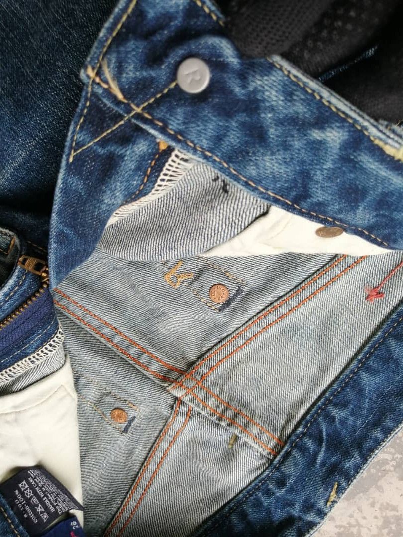 45rpm Japanese 45rpm Indigo Denim Blue Wash Size US 28 / EU 44 - 9 Thumbnail