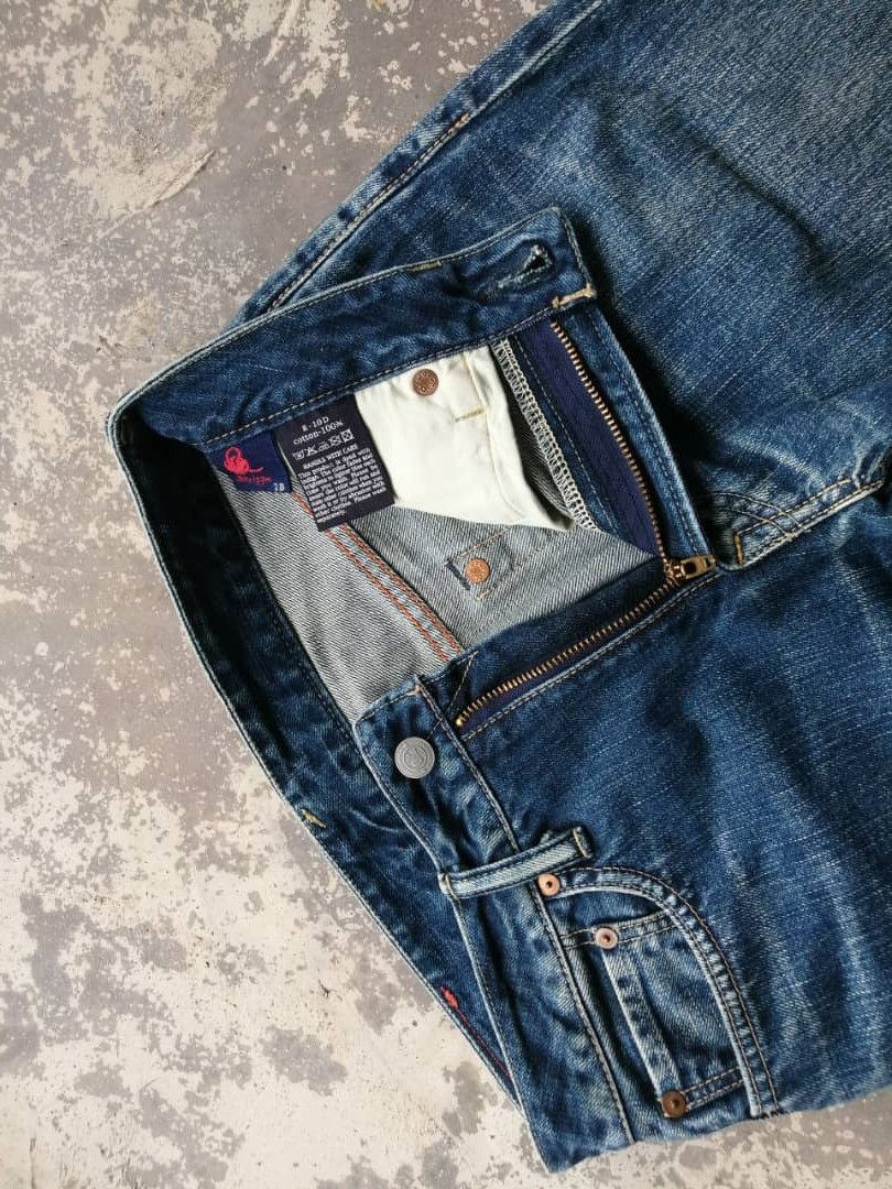45rpm Japanese 45rpm Indigo Denim Blue Wash Size US 28 / EU 44 - 5 Thumbnail