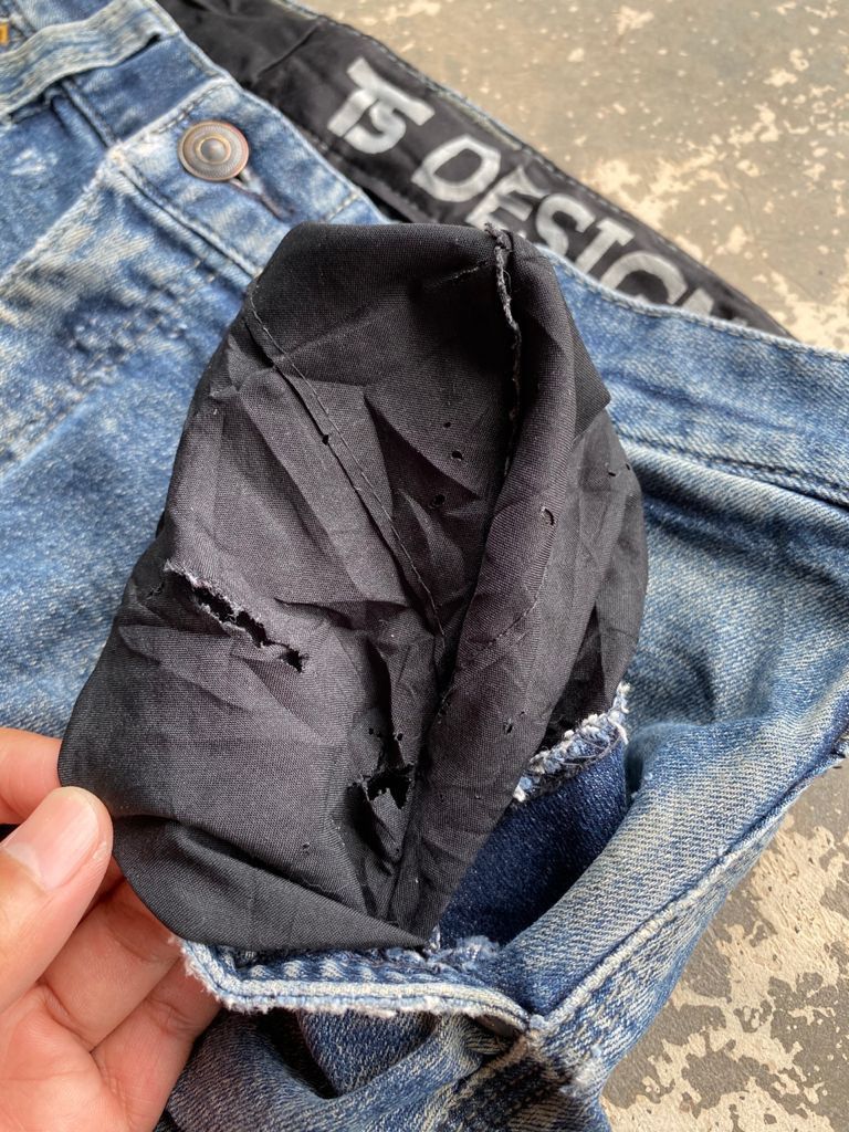 Japanese Brand Japanese Sashiko Boro Denims Like Kapital Design Size US 30 / EU 46 - 8 Thumbnail