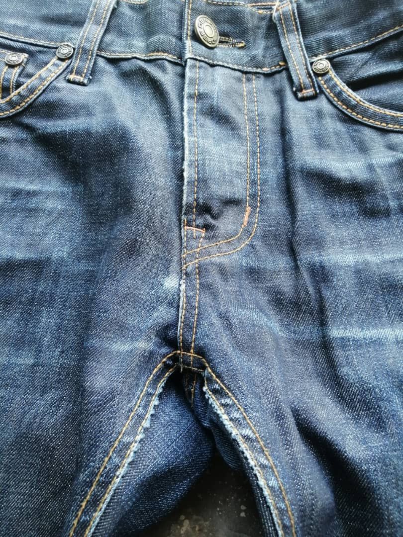 Other DPSR Distressed Denim Whiskers Faded Jeans Size US 32 / EU 48 - 8 Thumbnail