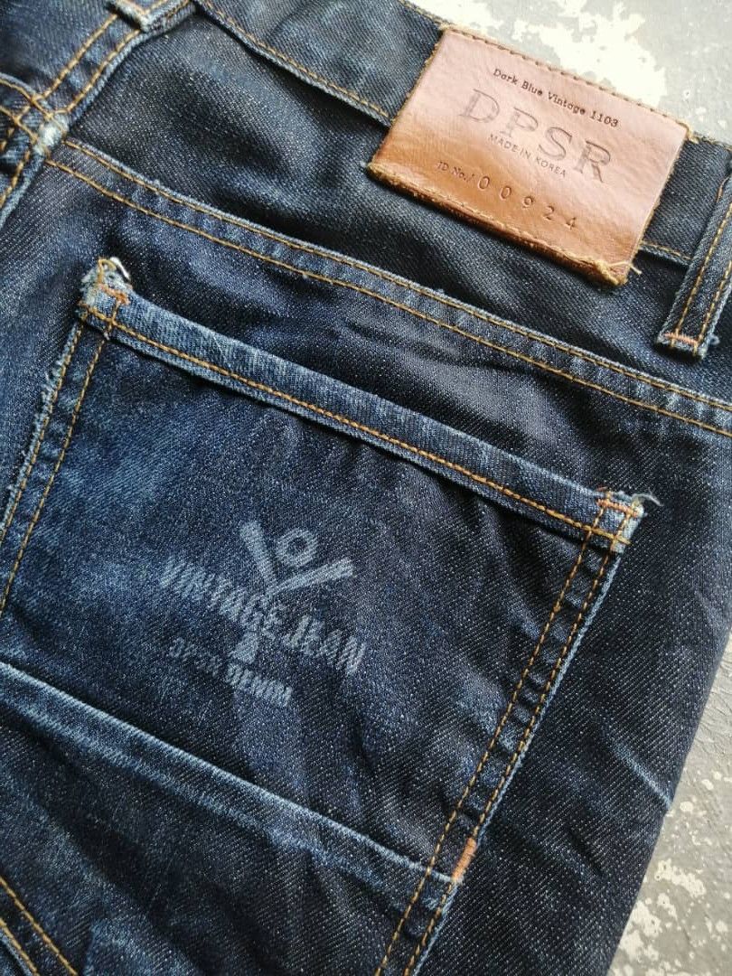 Other DPSR Distressed Denim Whiskers Faded Jeans Size US 32 / EU 48 - 17 Thumbnail