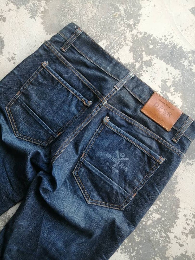 Other DPSR Distressed Denim Whiskers Faded Jeans Size US 32 / EU 48 - 16 Thumbnail