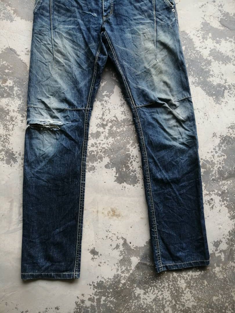 Man Of Moods Man of Moods BOX OFFICE Distressed Denim Size US 34 / EU 50 - 4 Thumbnail
