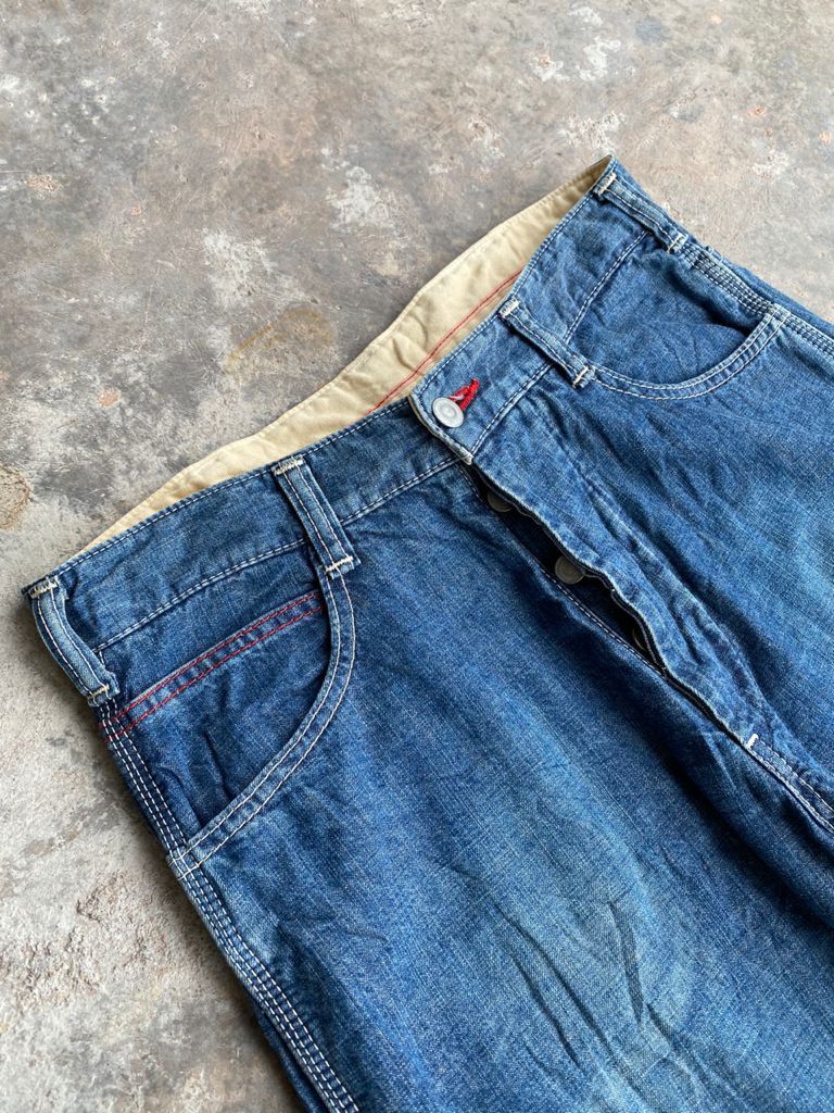 Japanese Brand × Vintage Vintage Denim Carpenter Japanese Urban Research Jeans Size US 30 / EU 46 - 7 Thumbnail