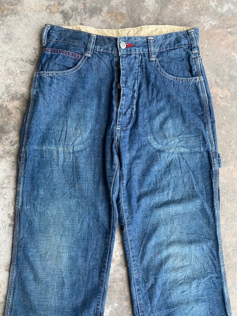 Japanese Brand × Vintage Vintage Denim Carpenter Japanese Urban Research Jeans Size US 30 / EU 46 - 3 Thumbnail