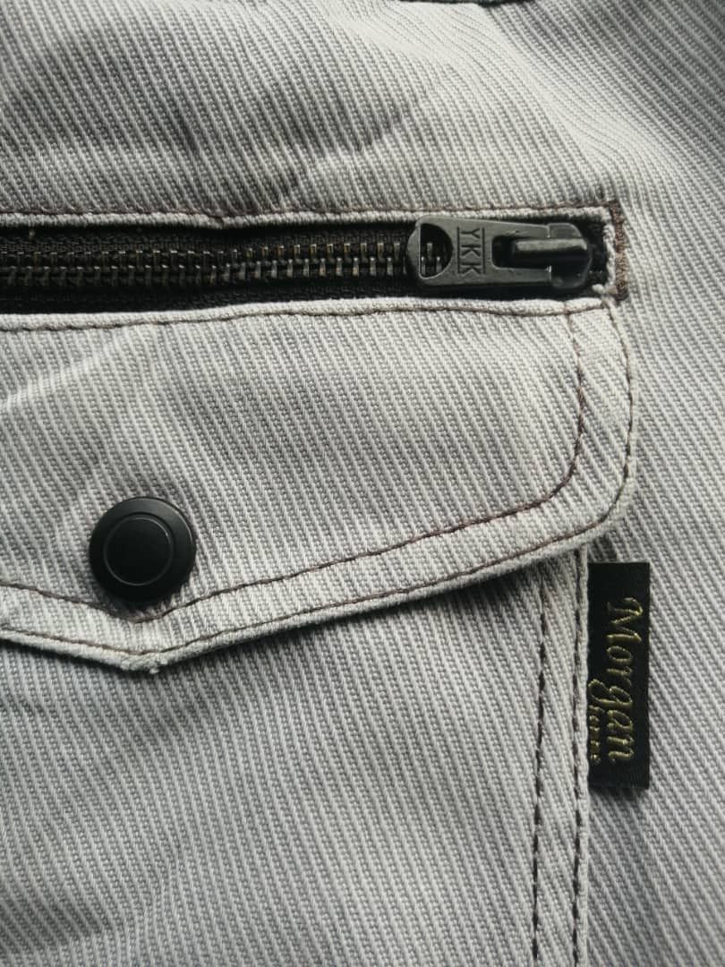 Japanese Brand × Morgan Homme Rare Light Grey Wash Morgan Homme 10th Annivessary Jeans Size US 28 / EU 44 - 11 Thumbnail