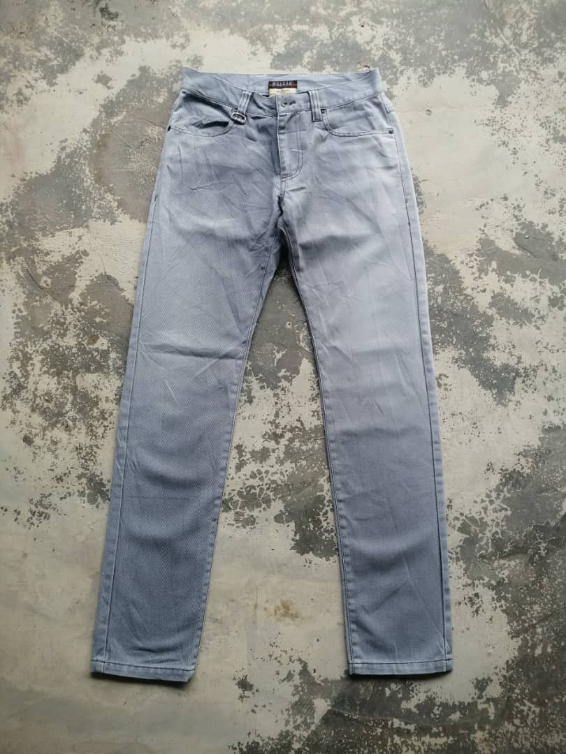 Japanese Brand × Morgan Homme Rare Light Grey Wash Morgan Homme 10th Annivessary Jeans Size US 28 / EU 44 - 1 Thumbnail