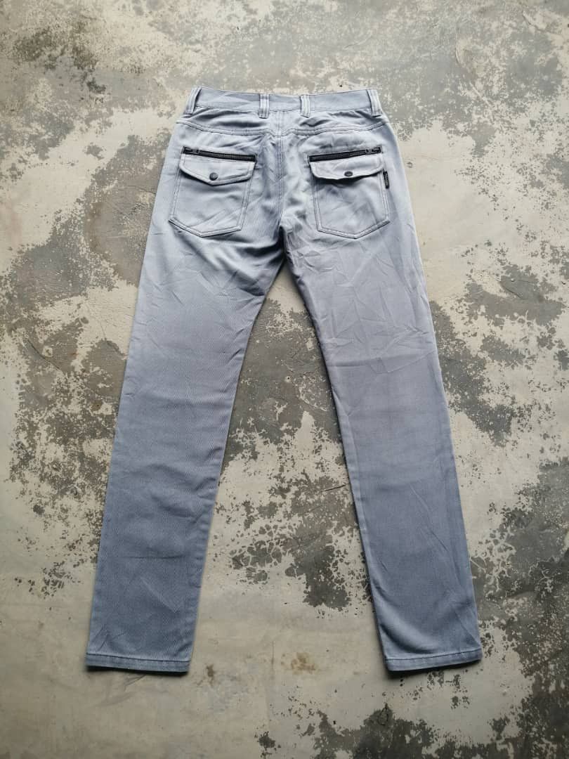 Japanese Brand × Morgan Homme Rare Light Grey Wash Morgan Homme 10th Annivessary Jeans Size US 28 / EU 44 - 2 Thumbnail