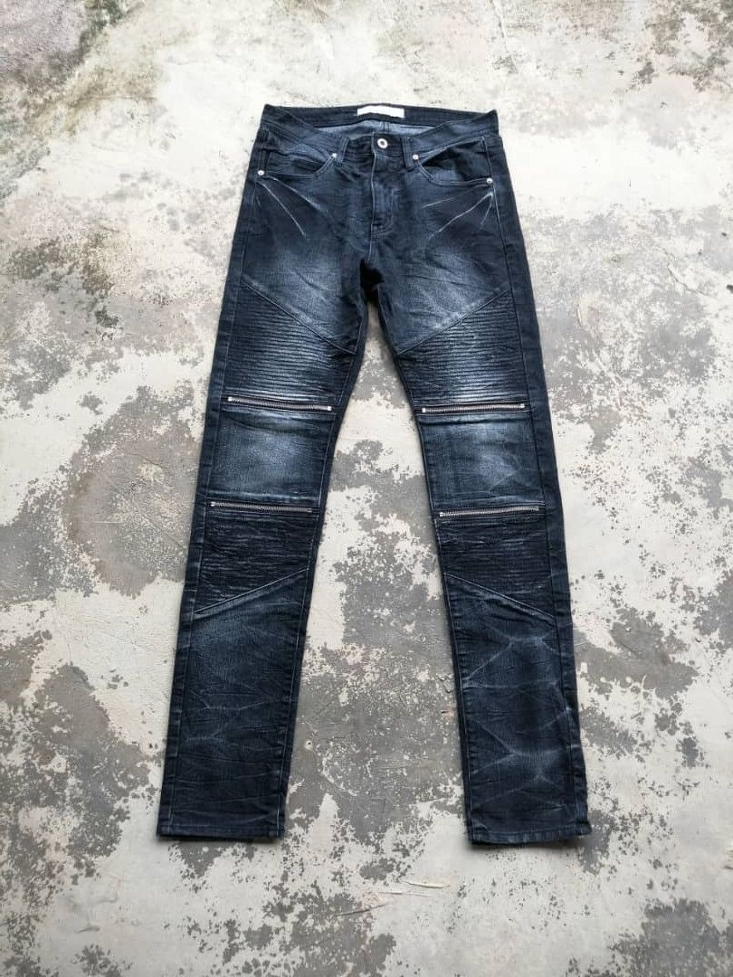 Growth by Grail Japanese Biker Jeans Denim
