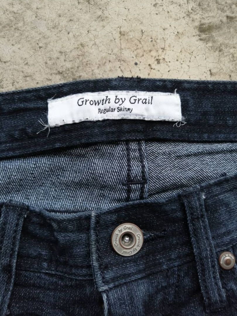 Japanese Brand Growth by Grail Japanese Biker Jeans Denim Size US 30 / EU 46 - 6 Thumbnail