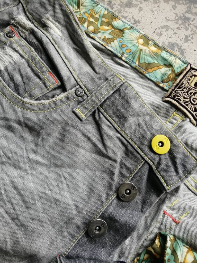 Other Distress Rich and Skinny Patchwork Jeans Size US 32 / EU 48 - 6 Thumbnail