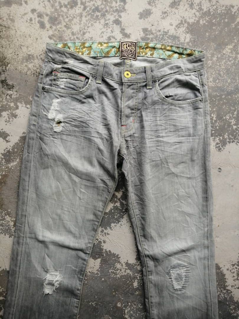 Other Distress Rich and Skinny Patchwork Jeans Size US 32 / EU 48 - 3 Thumbnail
