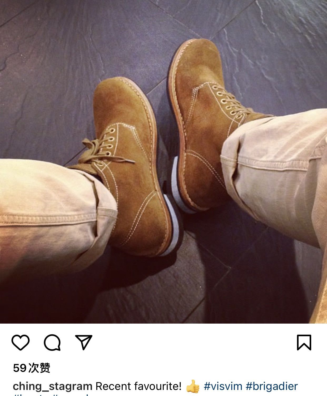 Visvim Visvim Brigadier Boots-Folk M9.5 Camel | Grailed