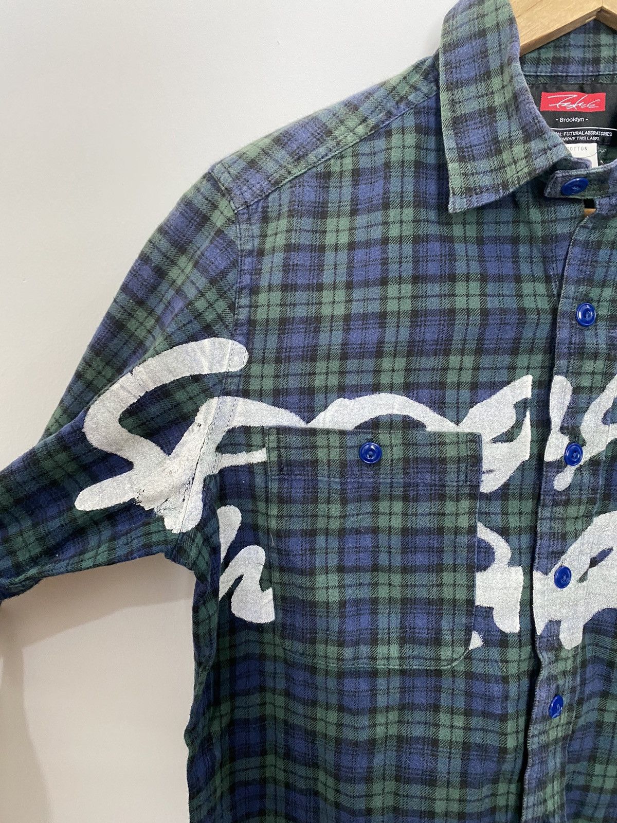 Futura AW99 Futura Paint Art Button Up Shirt Size US S / EU 44-46 / 1 - 3 Thumbnail