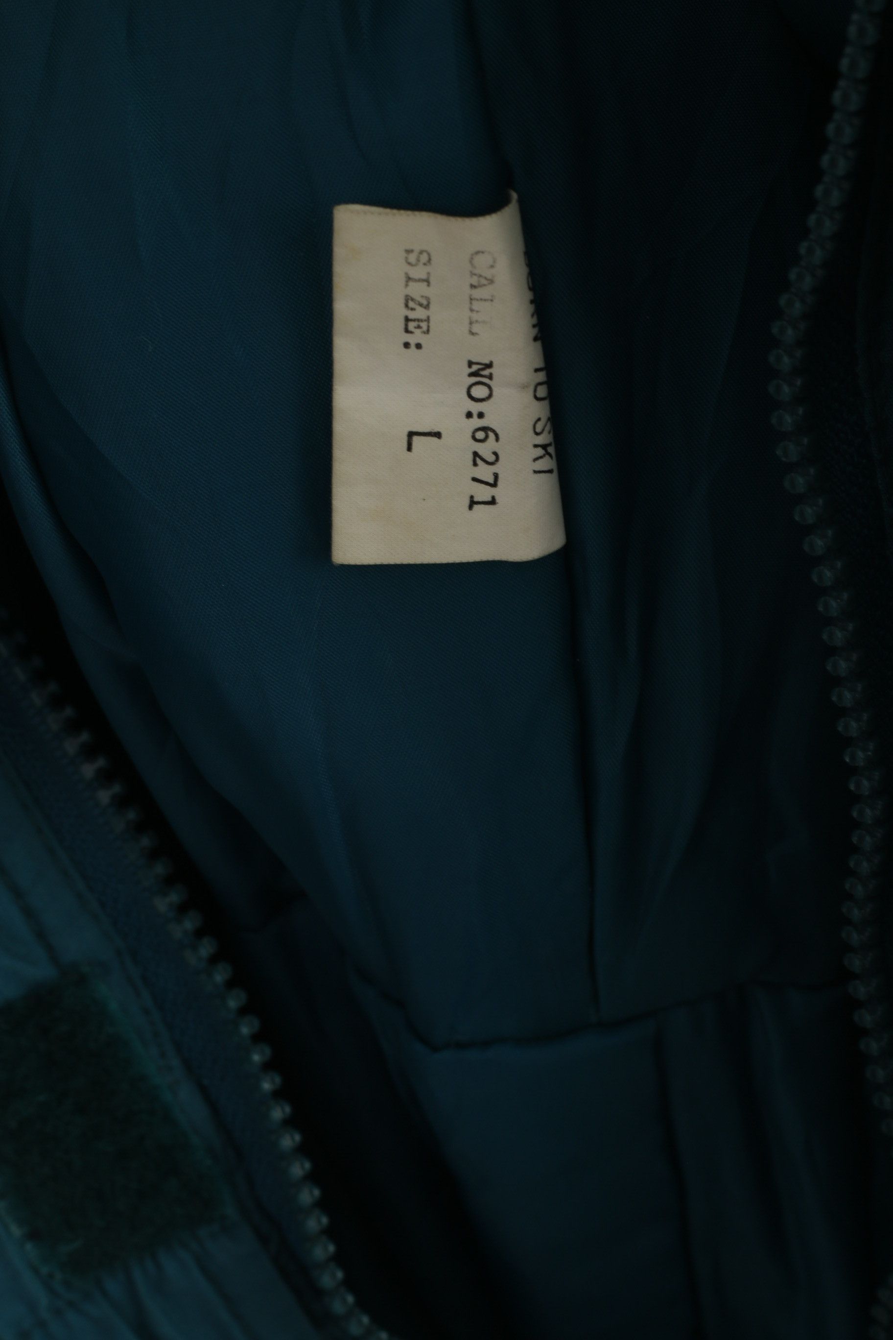 Vintage Born To Ski Men 52 L Ski Suit One Piece Green Vtg 80s 3201 Size US 36 / EU 52 - 6 Thumbnail