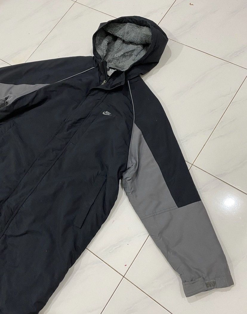 Nike VTG Nike Sherpa Long Jacket Size US L / EU 52-54 / 3 - 7 Thumbnail
