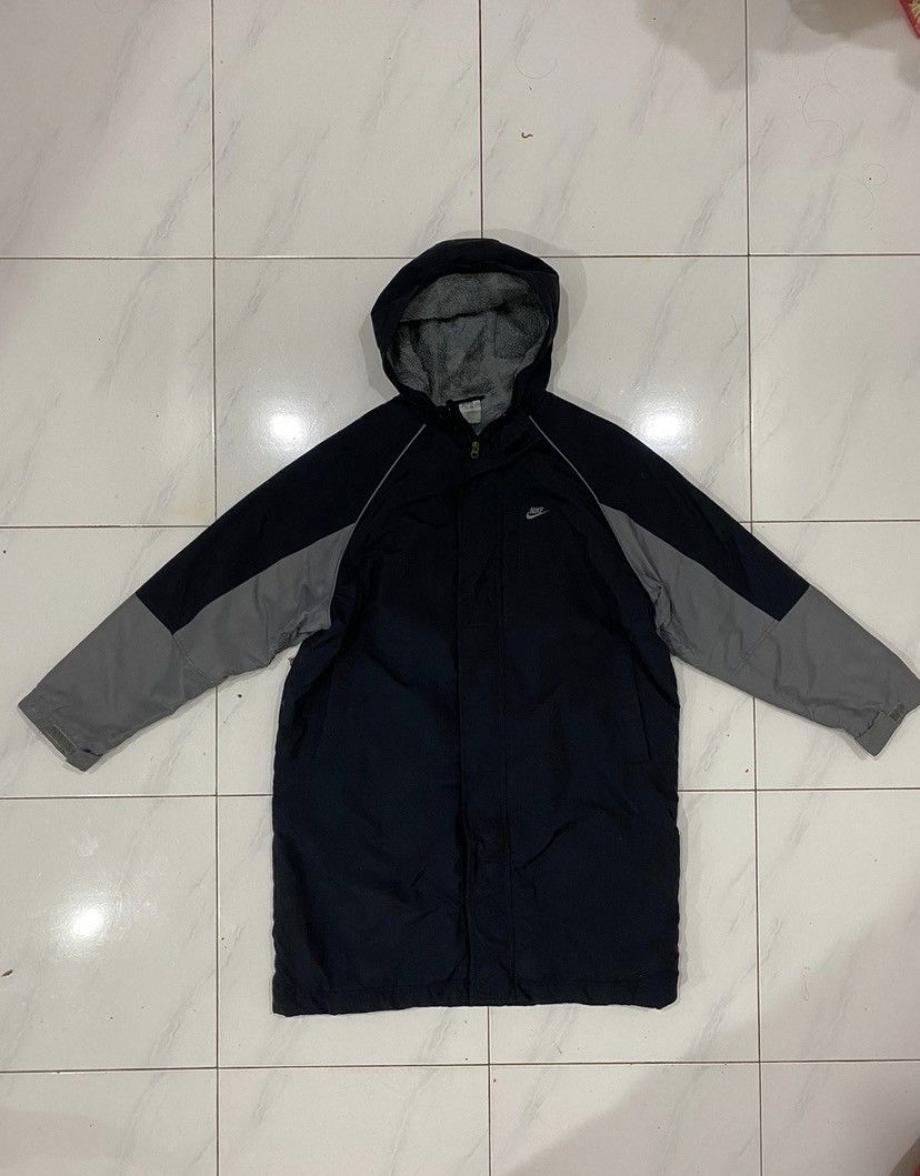 Nike VTG Nike Sherpa Long Jacket Size US L / EU 52-54 / 3 - 5 Thumbnail