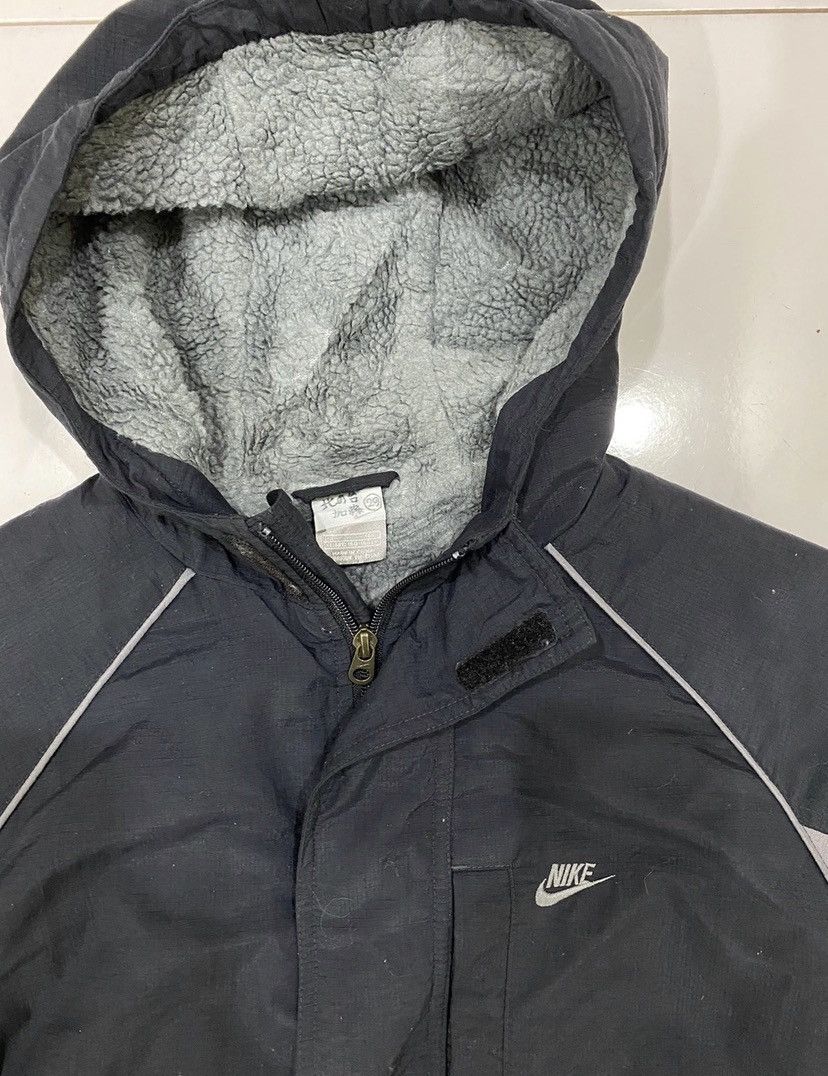 Nike VTG Nike Sherpa Long Jacket Size US L / EU 52-54 / 3 - 8 Thumbnail