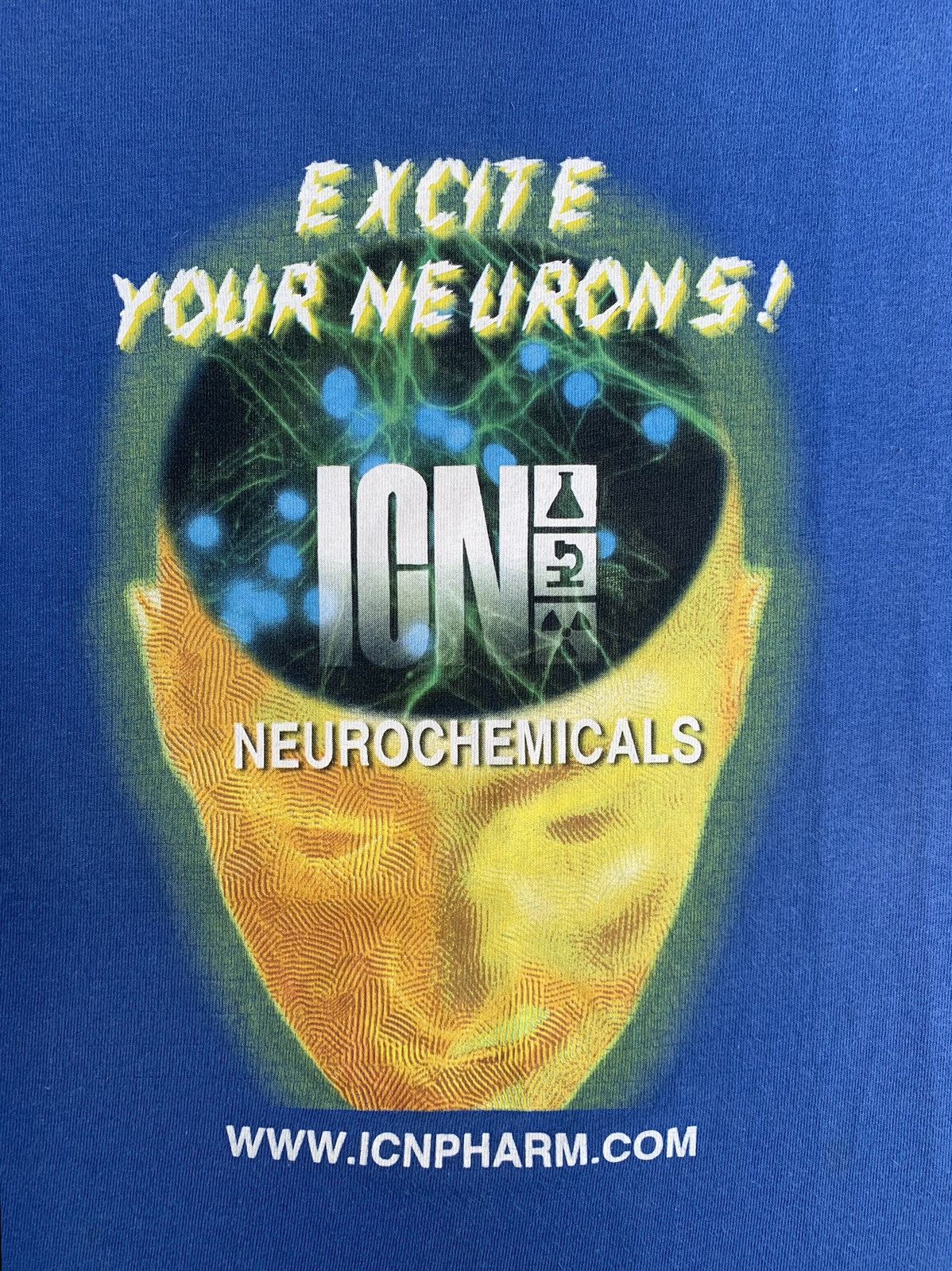 Hanes Vintage 90’s “Excite Your Neurons!” Size US L / EU 52-54 / 3 - 2 Thumbnail