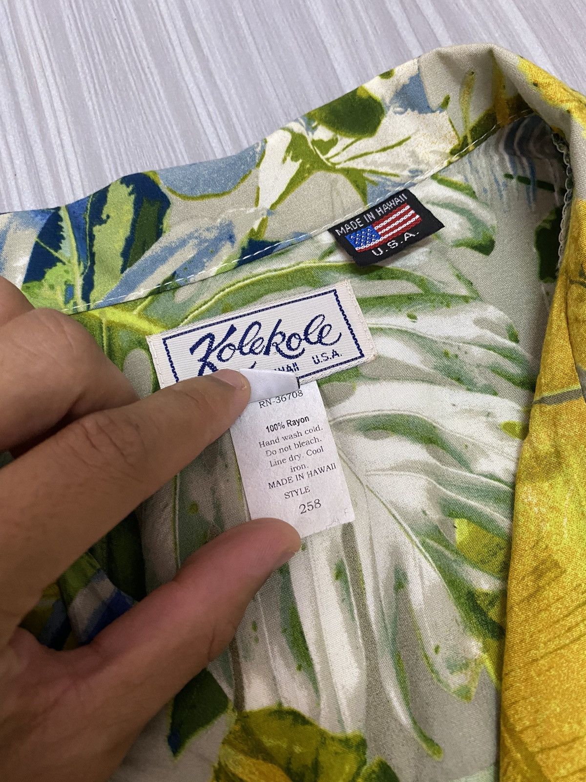 Vintage GRAIL❤️‍🔥VINTAGE KOLEKOLE ALOHA RAYON MOTIVE HAWAIIAN SHIRT Size US XL / EU 56 / 4 - 13 Thumbnail