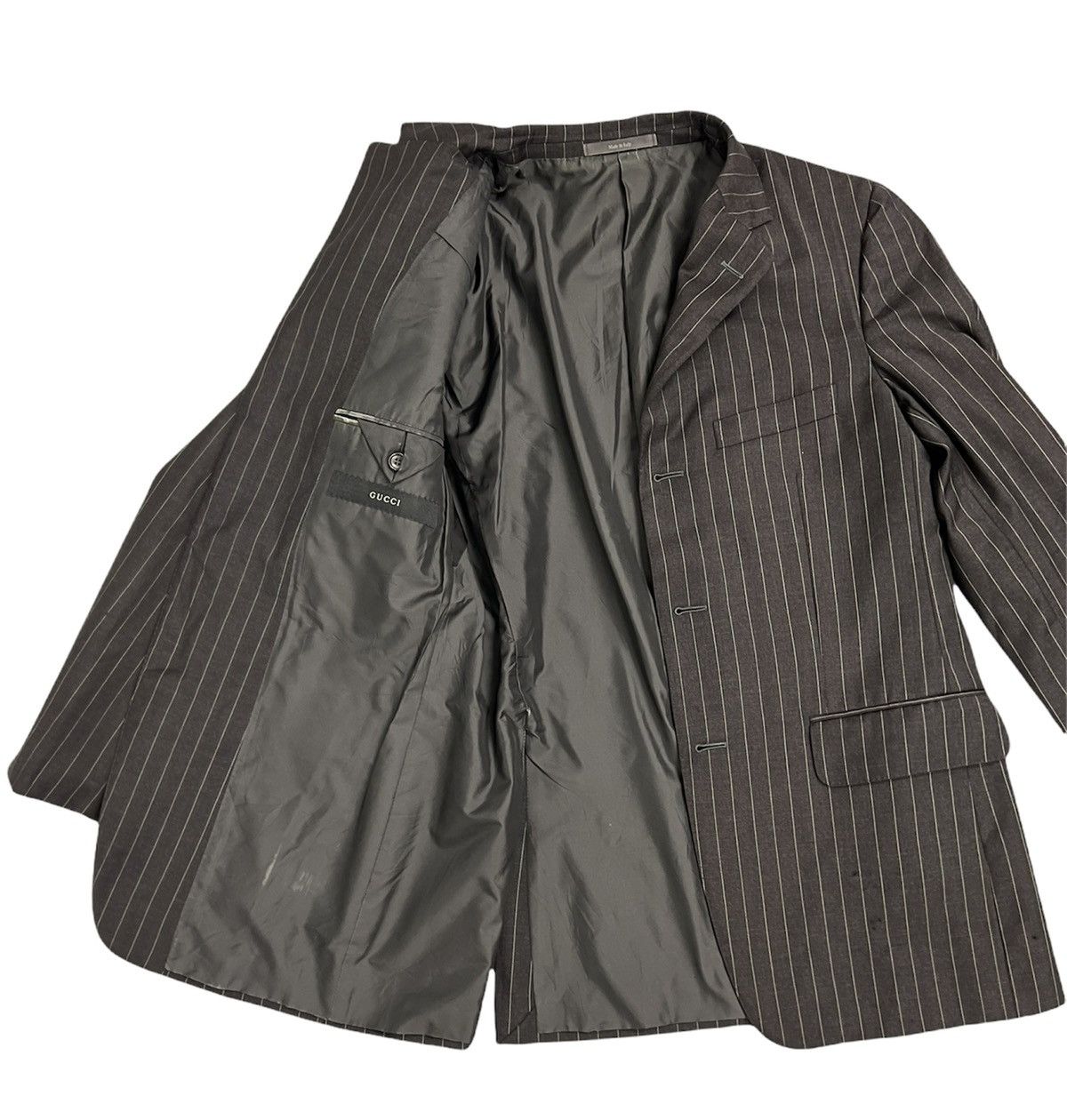 Gucci Gucci Luxury Blazer Striped Size 48R - 1 Thumbnail