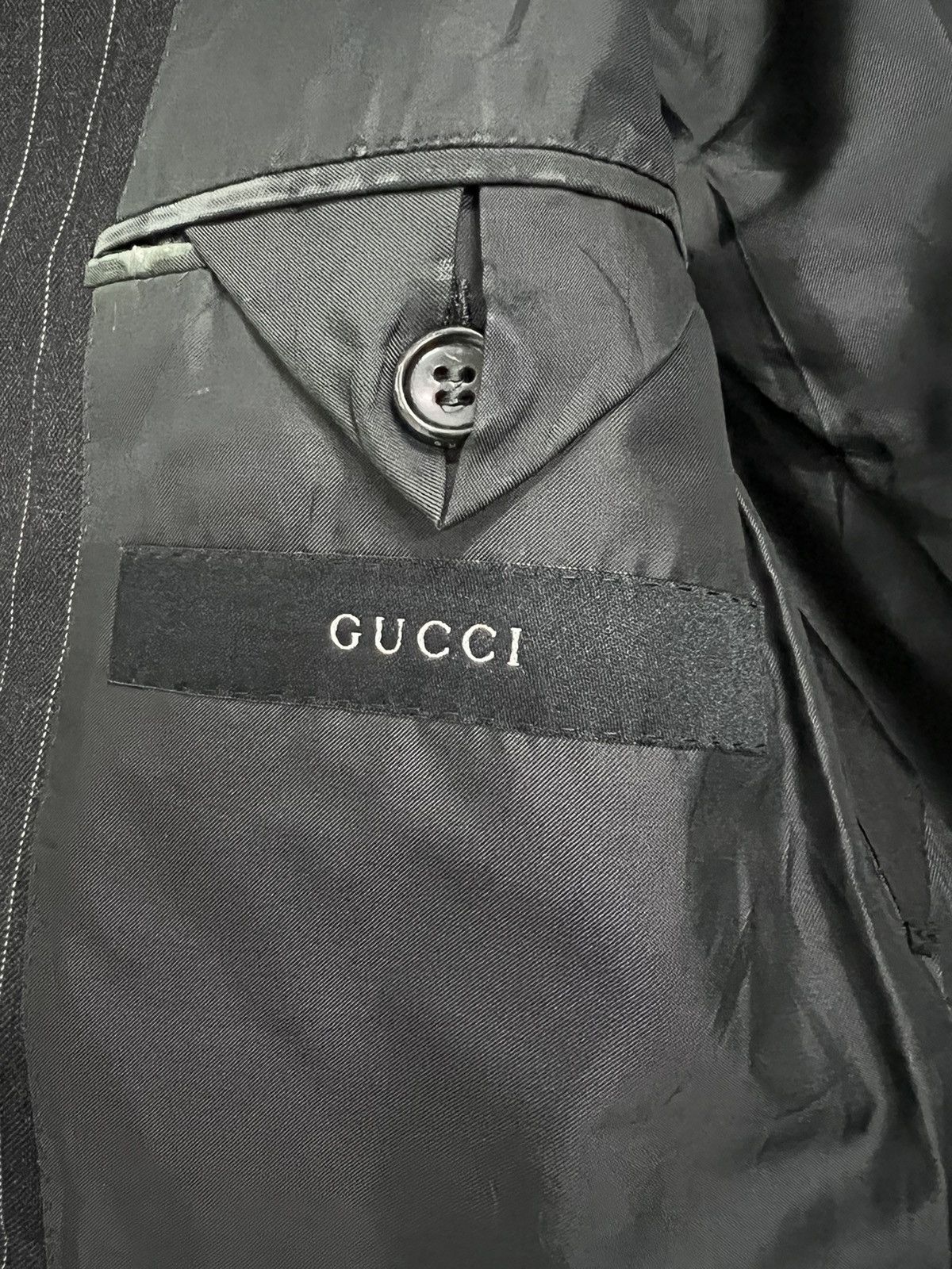 Gucci Gucci Luxury Blazer Striped Size 48R - 4 Thumbnail