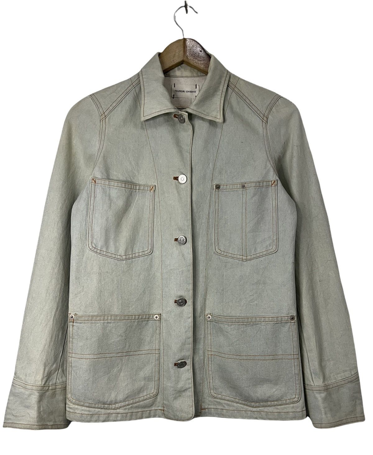Issey Miyake × Japanese Brand × Tsumori Chisato TSUMORI CHISATO DENIM JACKET Size US M / EU 48-50 / 2 - 1 Thumbnail