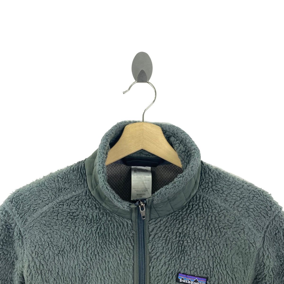 Patagonia Vintage PATAGONIA SYNCHILLA Deep Pile Sherpa Fleece Grey Size US M / EU 48-50 / 2 - 2 Thumbnail
