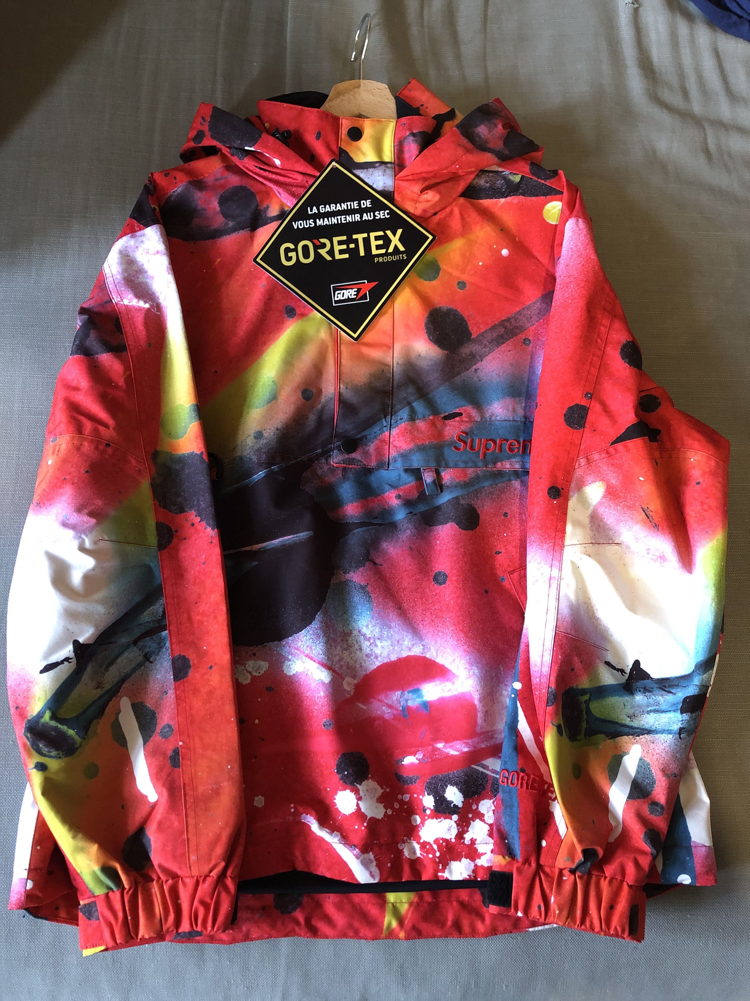 Supreme GORE-TEX Anorak Rammellzee Red-