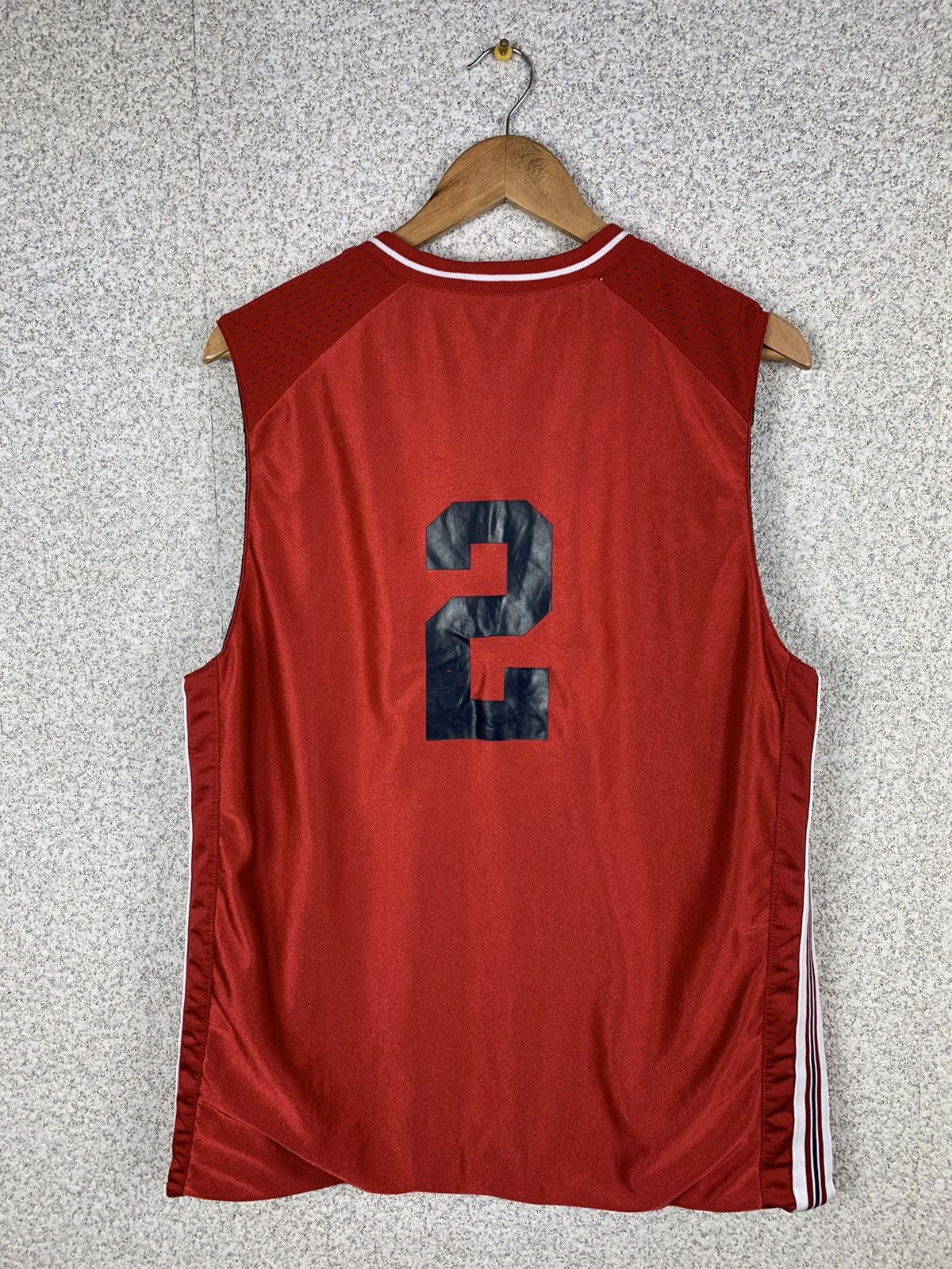 NBA NIKE East 2 Mens M vintage Jersey Red Blue Sleeveless Vest Size US M / EU 48-50 / 2 - 4 Thumbnail
