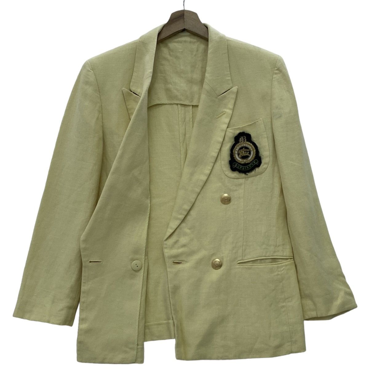 Burberry × Vintage Vintage Burberrys London blazer Jacket Size 38R - 2 Thumbnail