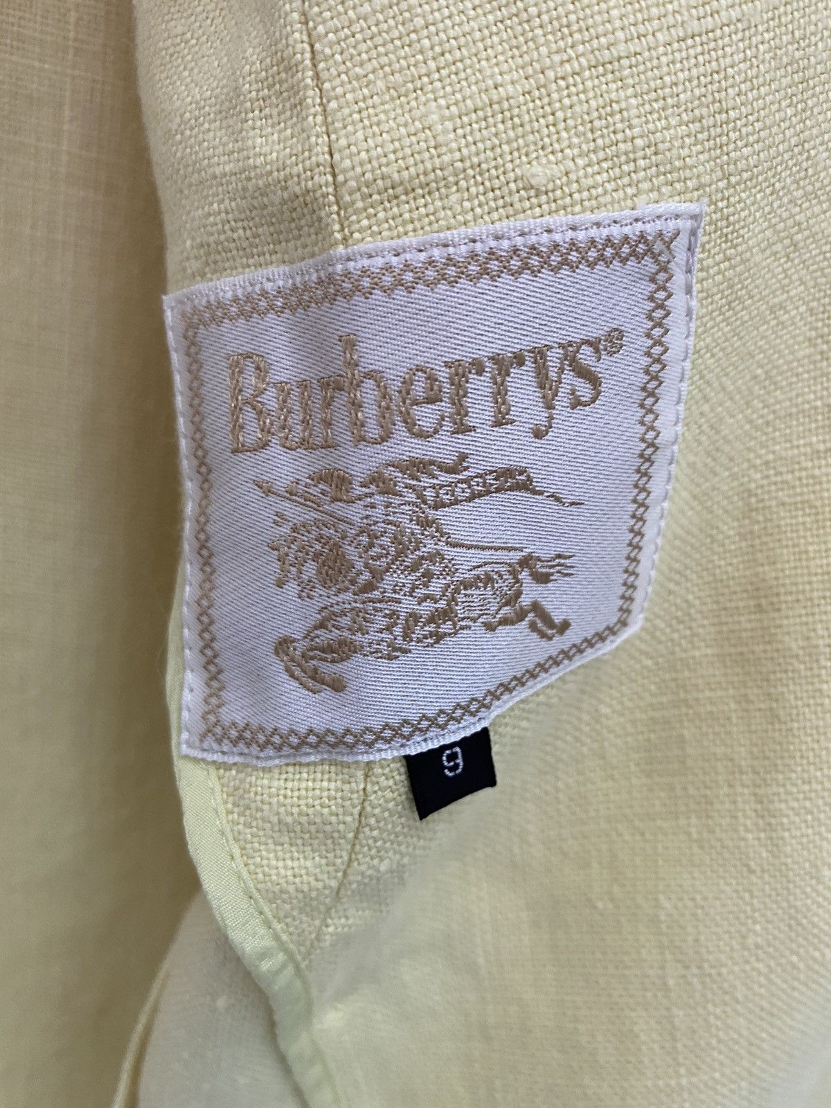 Burberry × Vintage Vintage Burberrys London blazer Jacket Size 38R - 6 Thumbnail