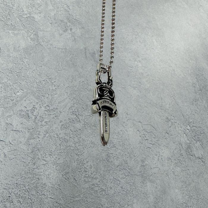 Chrome Hearts CHROME HEARTS DAGGER PENDANT W/ BALL CHAIN NECKLACE | Grailed